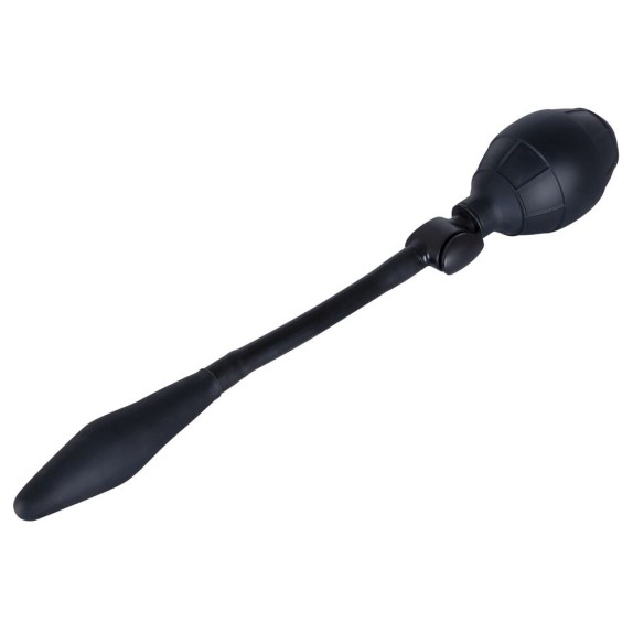 DILDO ANALE GONFIABILE IN ALTO IN SILICONE NERO