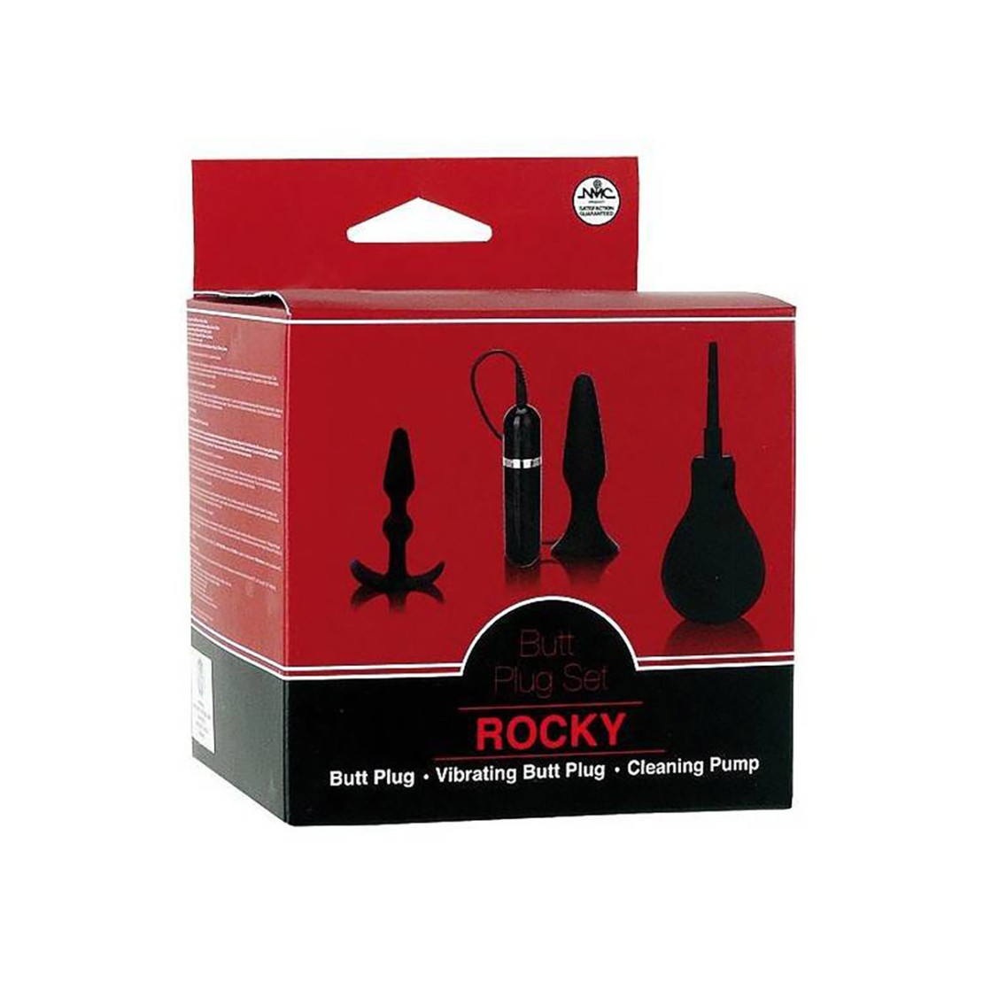 ROCKY BUTT PLUG SET 3 PEZZI