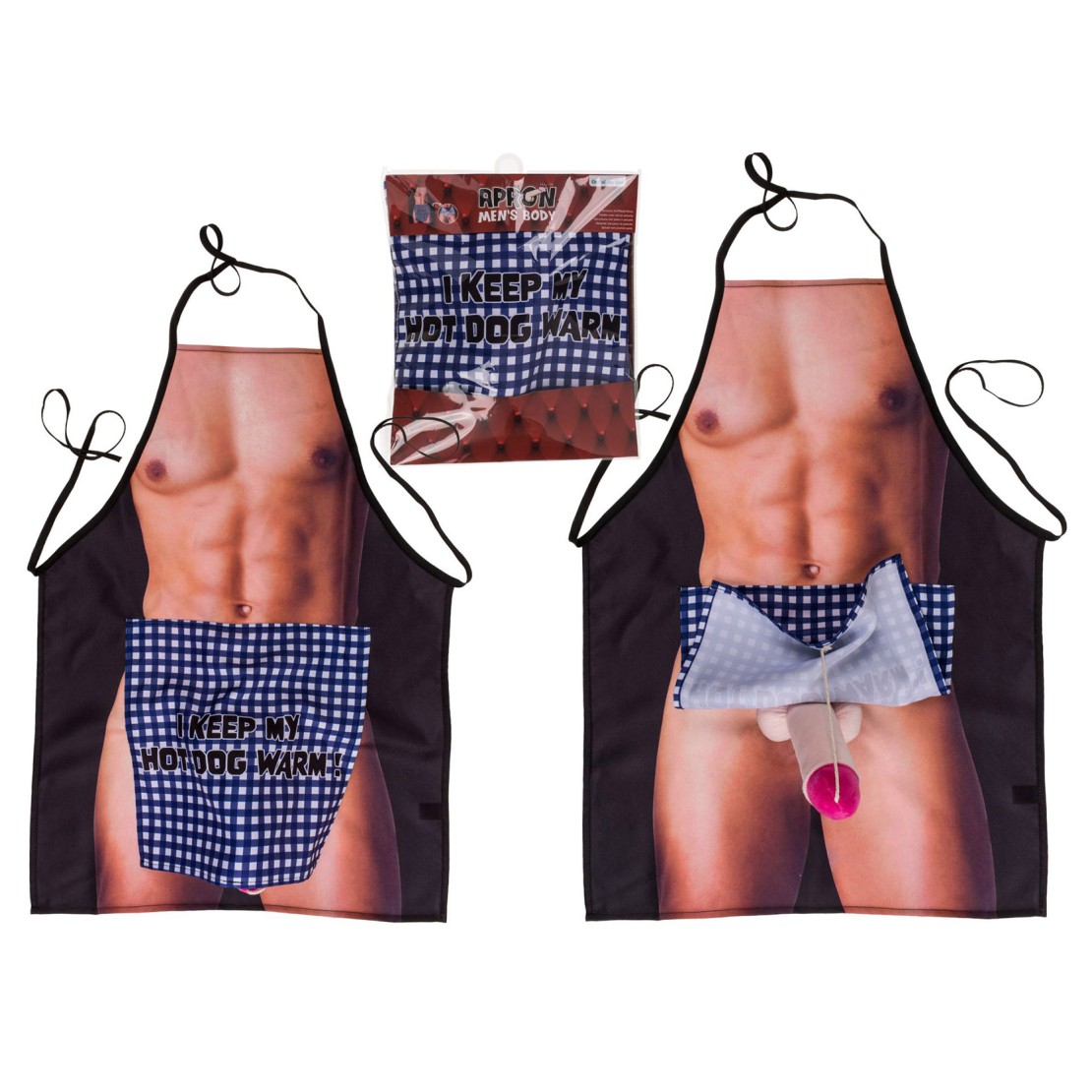 GREMBIULE SEXY SCHERZOSO PER UOMO CON PENE IN...