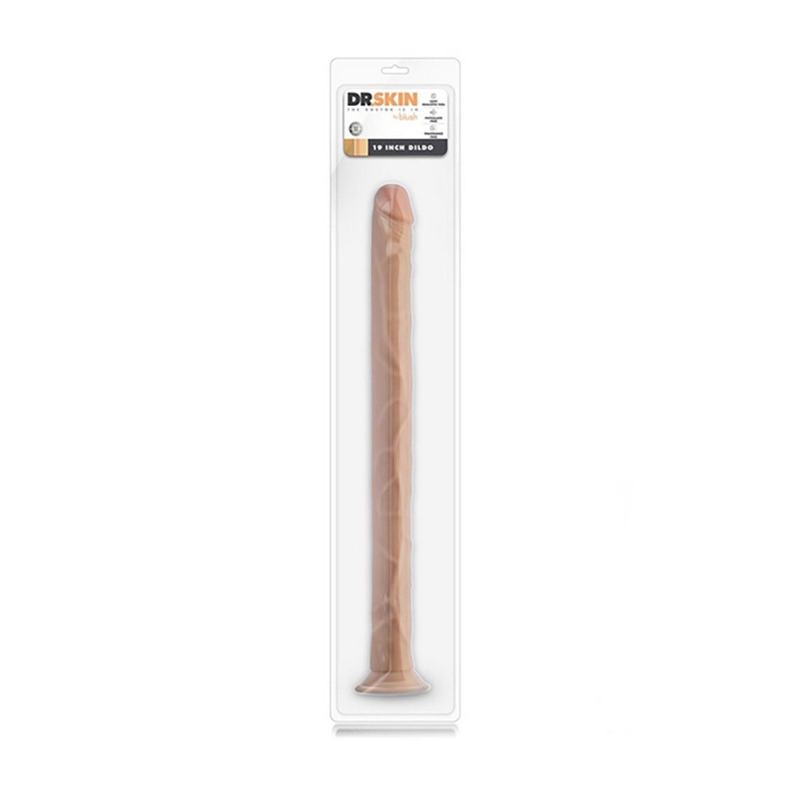 FALLO REALISTICO LUNGO 48 CM CON VENTOSA PER...