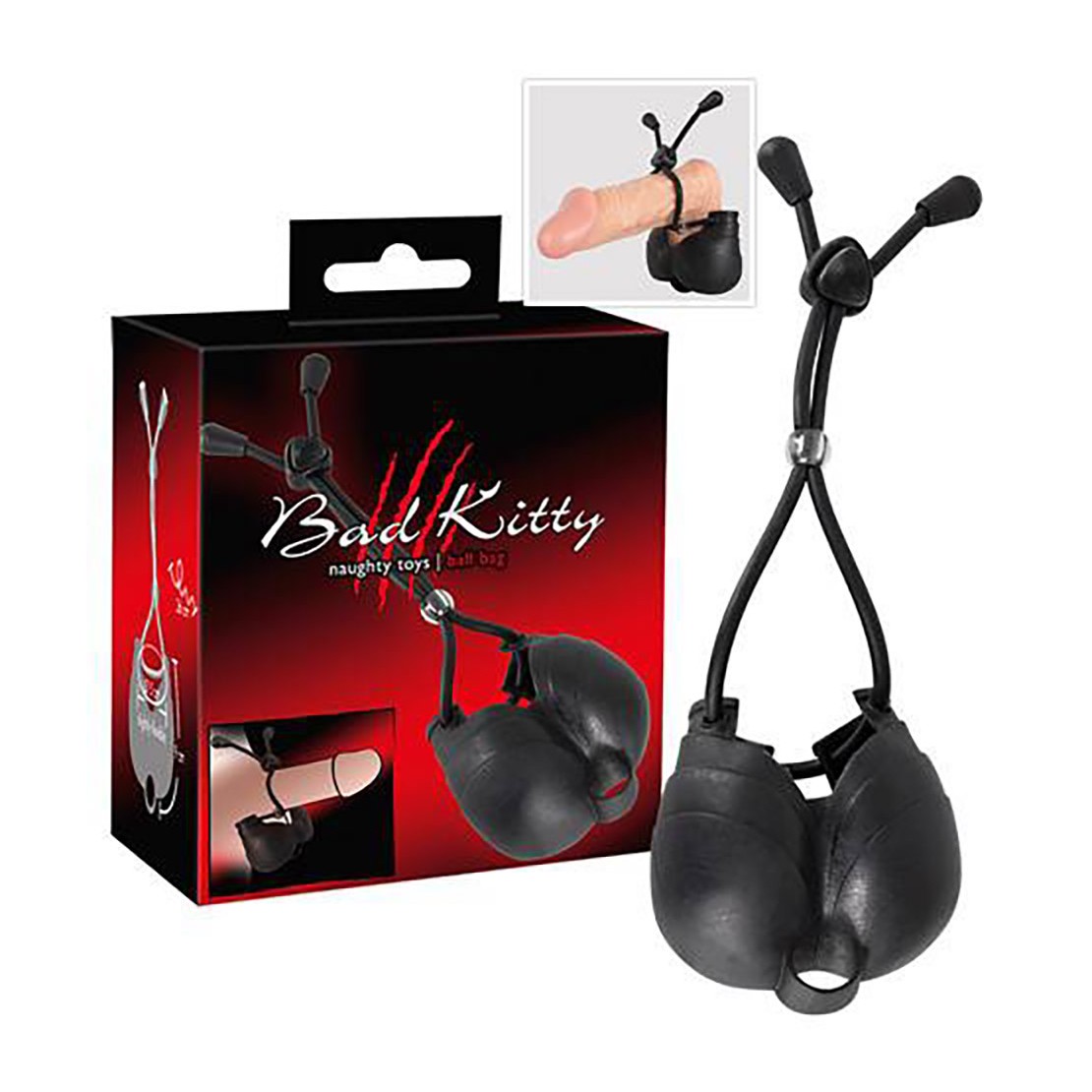 SACCHETTO PER TESTICOLI SEX TOY CON ANELLO PER...