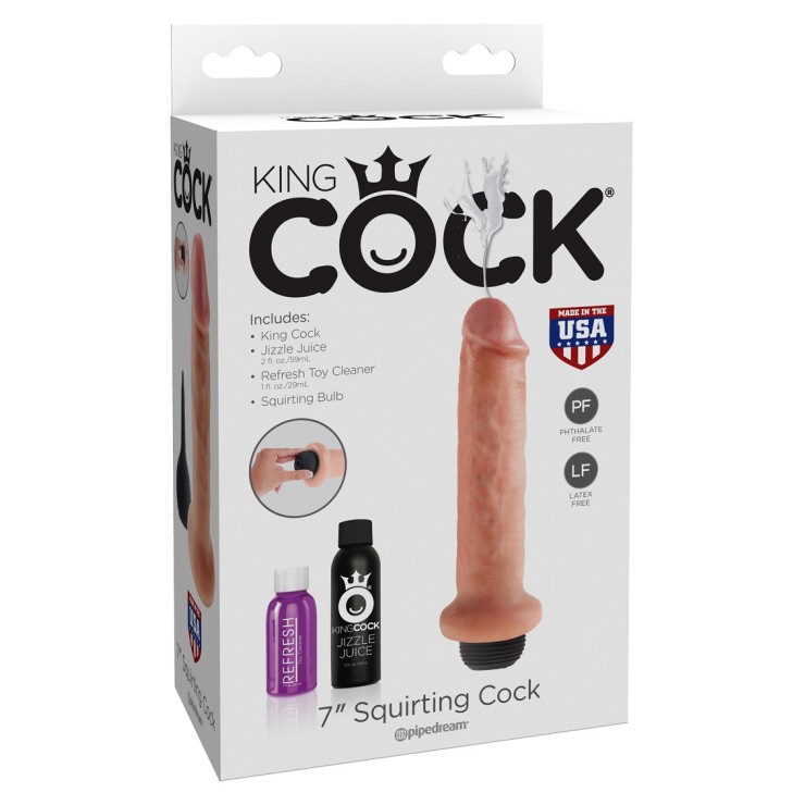 FALLO CHE SPRUZZA 17.5 CM SQUIRTING COCK KING