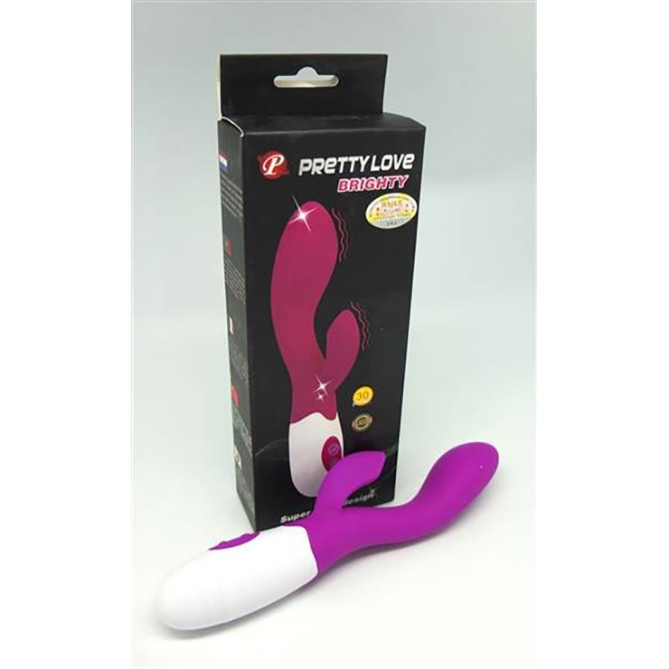 SEX TOY RABBIT DOPPIO PER VAGINA E CLITORIDE BRIGHTY