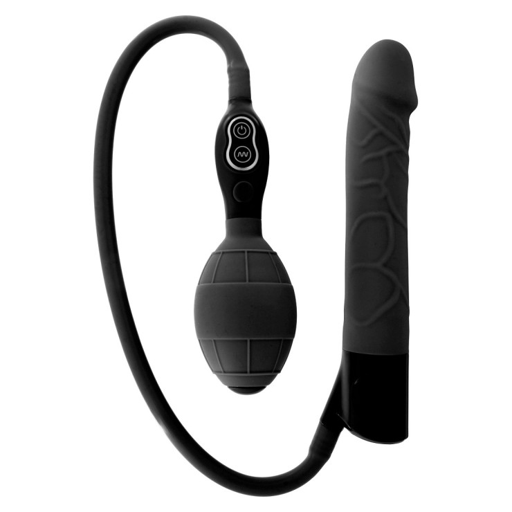 FALLO GONFIABILE VIBRANTE CON POMPETTA SEX TOY IN SILICONE 2