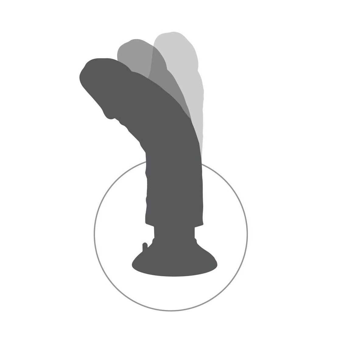 SEX TOY KING COCK REALISTICO CON VENTOSA E...