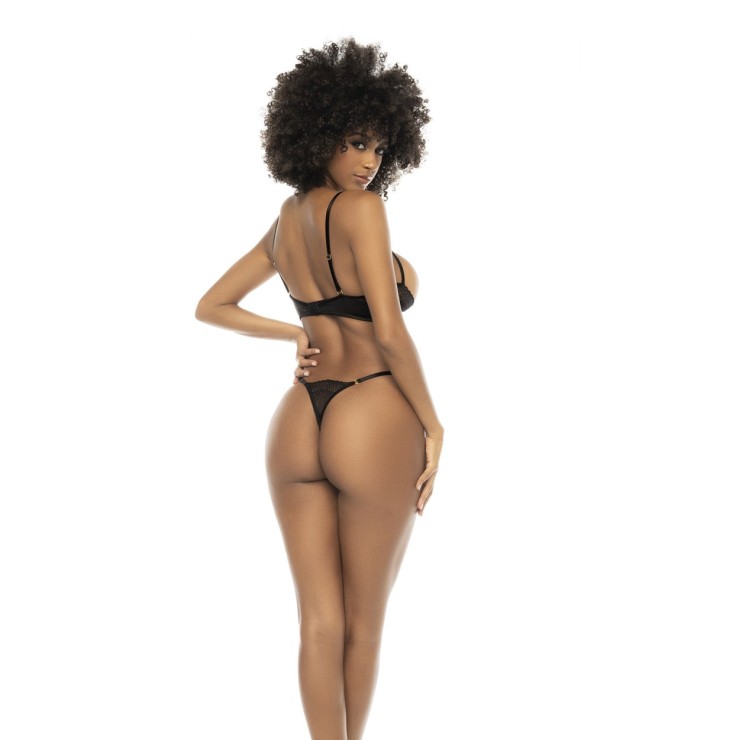 COMPLETO INTIMO SEXY SET 2 PEZZI DONNA IN PIZZO CON COPPA... 2