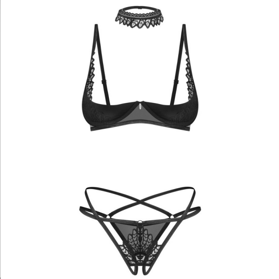 copy of COMPLETO INTIME SEXY PER DONNA CON COPPA A BALCONCINO E MUTANDIAN APERTA