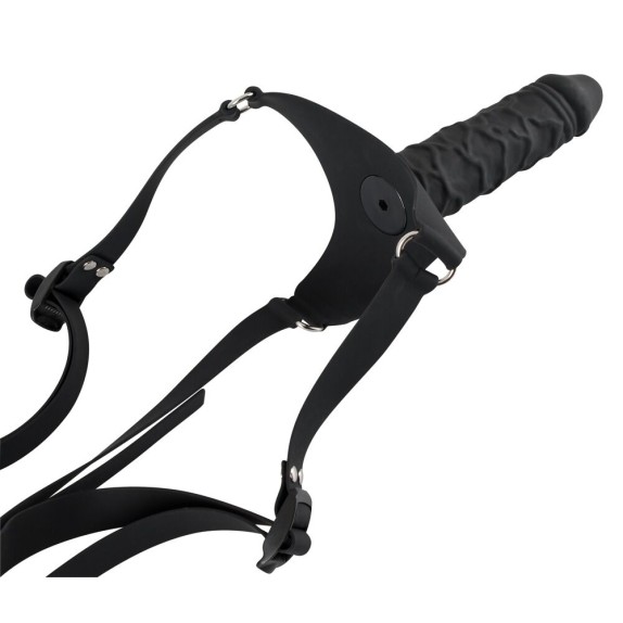 PROTESI CON MUTANDINA NERA CON FALLO IN SILICONE