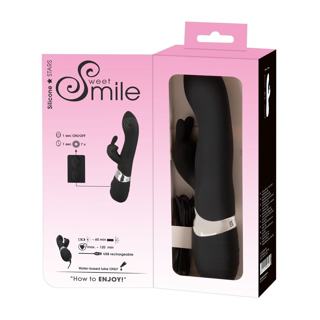 SEX TOY RABBIT BLACKY CON CARICABATTERIE IN...