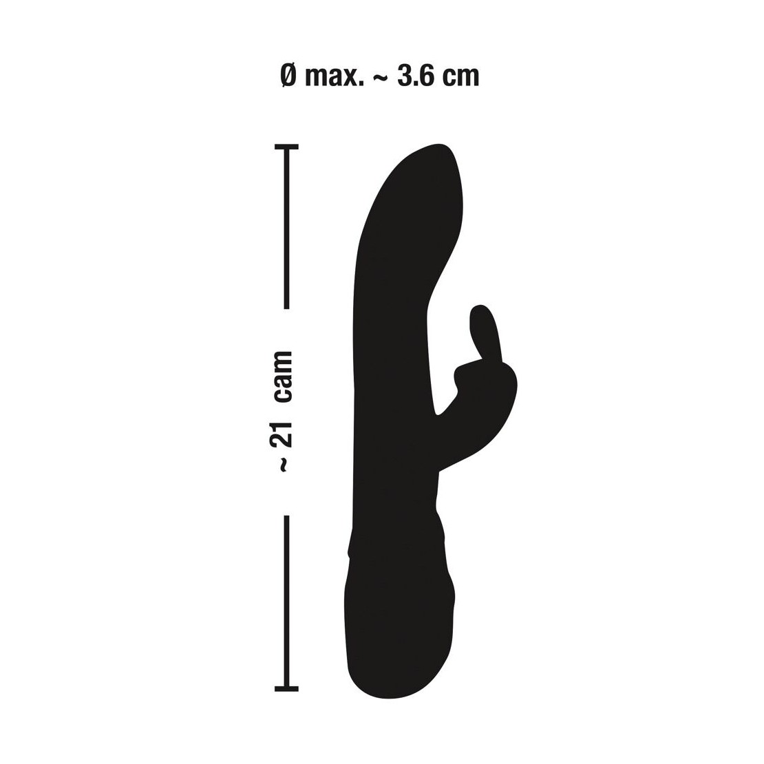 SEX TOY RABBIT BLACKY CON CARICABATTERIE IN...