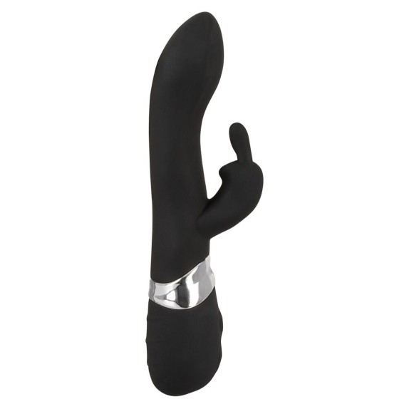 SEX TOY RABBIT BLACKY CON CARICABATTERIE IN SILICONE 7 VIBRAZIONI