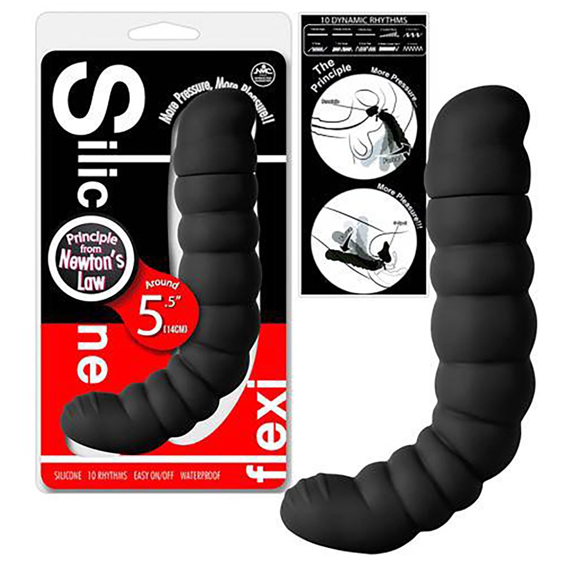 SEX TOY DILDO ANALE VIBRANTE E FLESSIBILE IN...