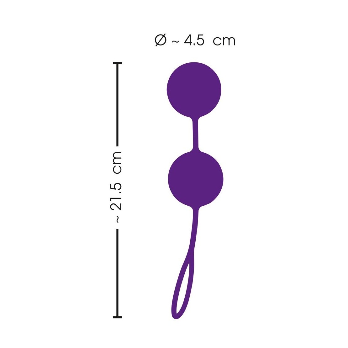 PALLINE VAGINALI IN SILICONE XXL BALLS GRANDI...