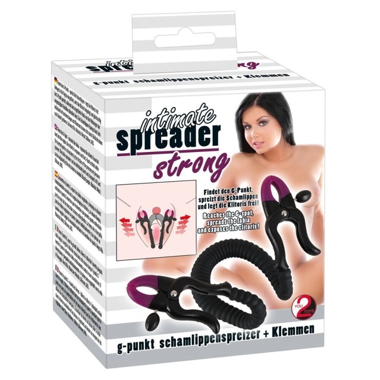 DUE PINZE CHE APRONO LE  LABBRA VAGINALI REGOLABILI SPREADER