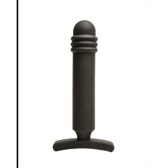TAPPO ANALE SEXY IN SILICONE 10 INCH 25 CM PISTON PLUG NERO