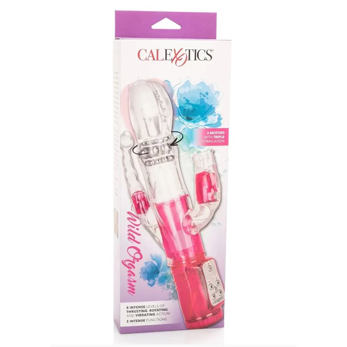 SEXY TOY VIBRATORE RABBIT TRIPLA STIMOLAZIONE...
