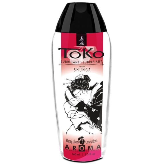 LUBRIFICANTE SEXY COMMESTIBILE ALLA CILIEGIA TOKO SHUNGA 165 ML