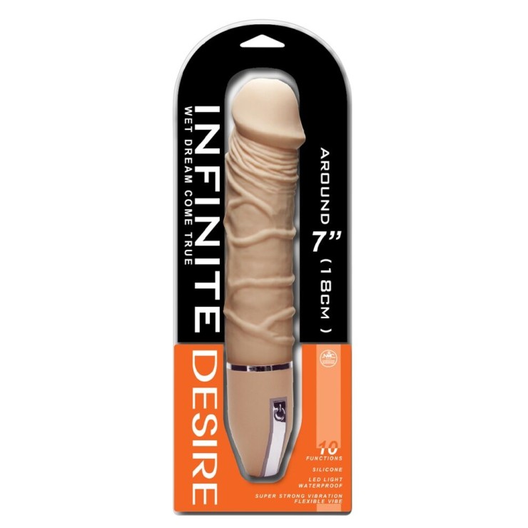 SEX TOY VIBRATORE REALISTICO IN SILICONE INFINITE DESIRE