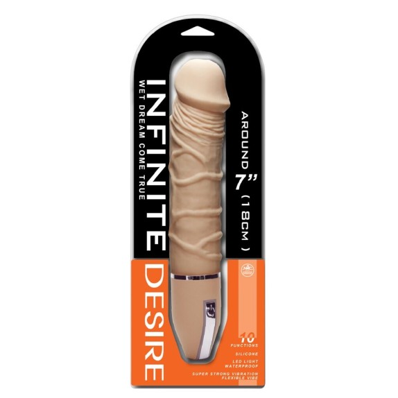 SEX TOY VIBRATORE REALISTICO IN SILICONE INFINITE DESIRE