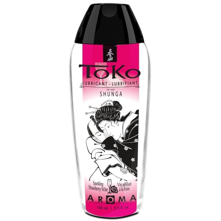 LUBRIFICANTE GEL VAGINALE BACIABILE FRAGOLA-CHAMPAGNE TOKO 2