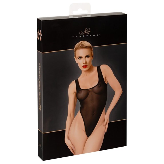 BODY SEXY SGAMBATO PER DONNA IN POWERNET TRASPARENTE SENZA CHIUSURE