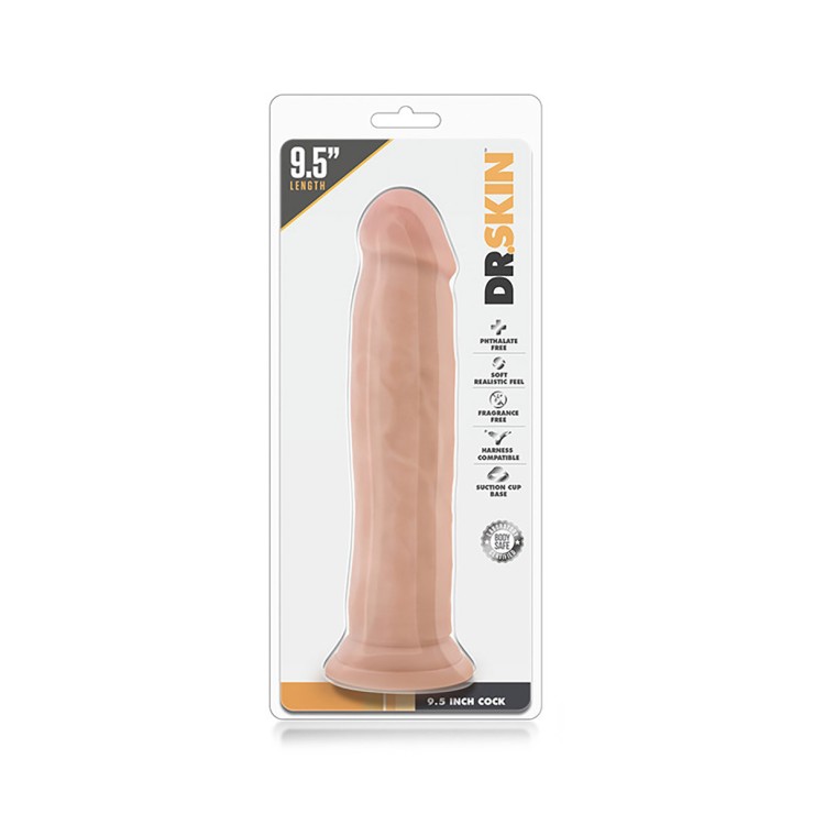 FALLO MORBIDO REALISTICO SEX TOY CON VENTOSA MULATTO 24CM 2