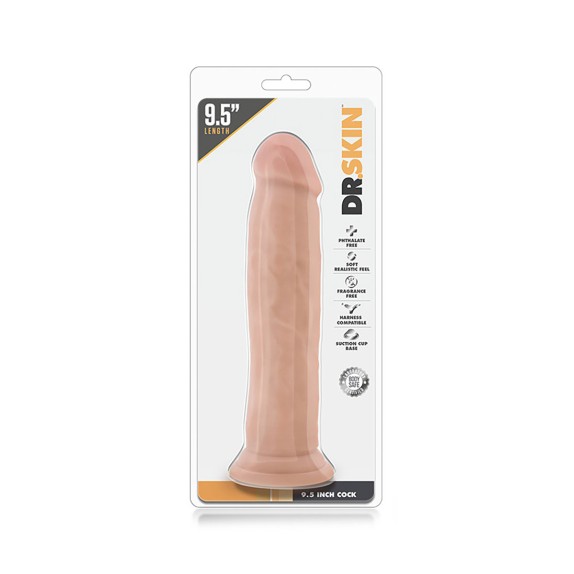 FALLO MORBIDO REALISTICO SEX TOY CON VENTOSA MULATTO O CARNE 24CM