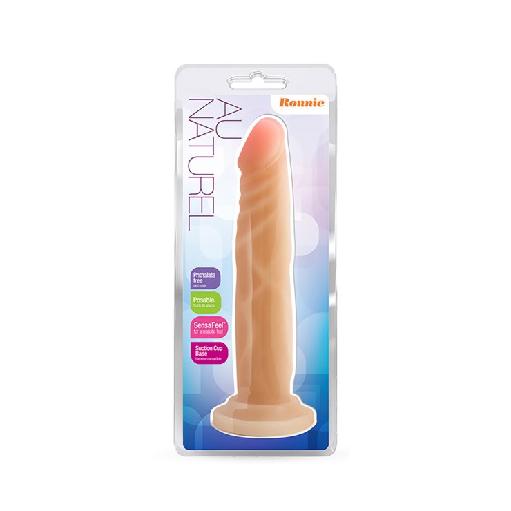 DILDO REALISTICO IN TPE CON VENTOSA E VENATURE RONNIE...