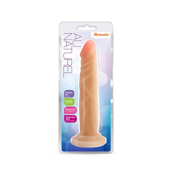 DILDO REALISTICO IN TPE CON VENTOSA E VENATURE RONNIE 19,5 CM