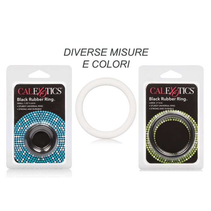 ANELLO DIVERSE MISURE E COLORI PER PENE IN GOMMA CALEXOTICS