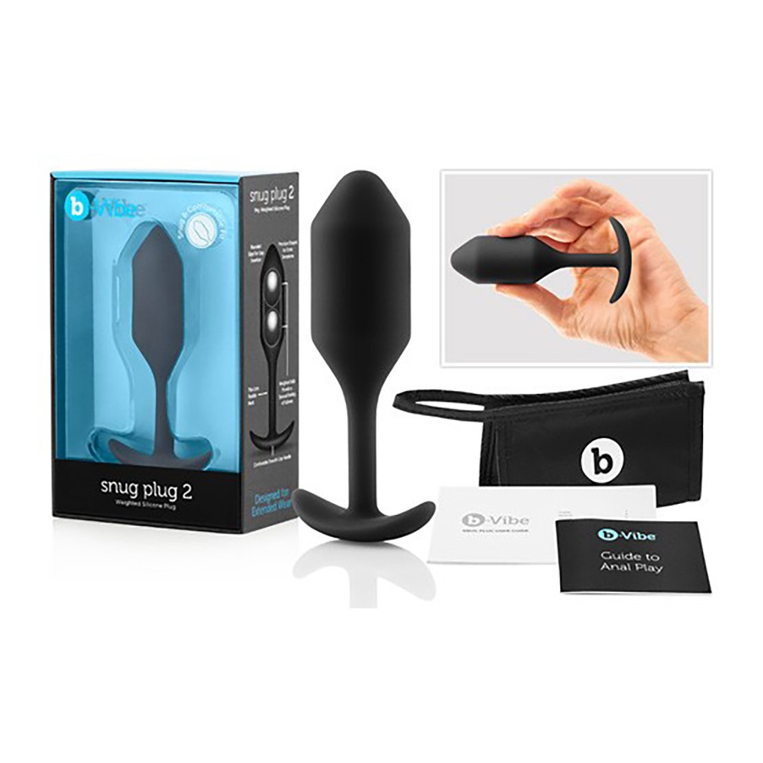 TAPPO ANALE SEX TOY CON PESO ALL'INTERNO SNUG...