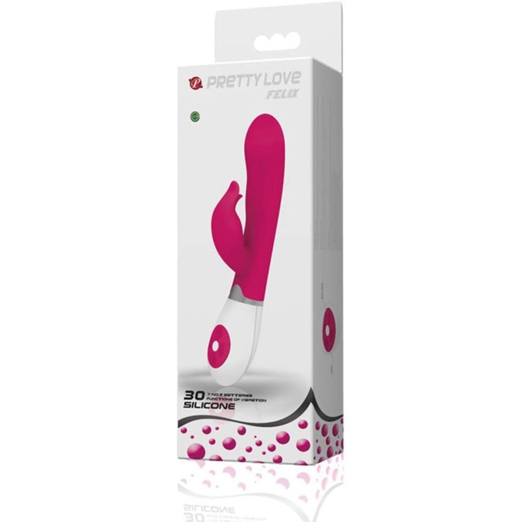 VIBRATORE RABBIT IN SILICONE SEX TOY FELIX