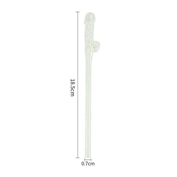 CANNUCCE A FORMA DI PISELLO ROBUSTE GADGET GLOW IN THE DARK