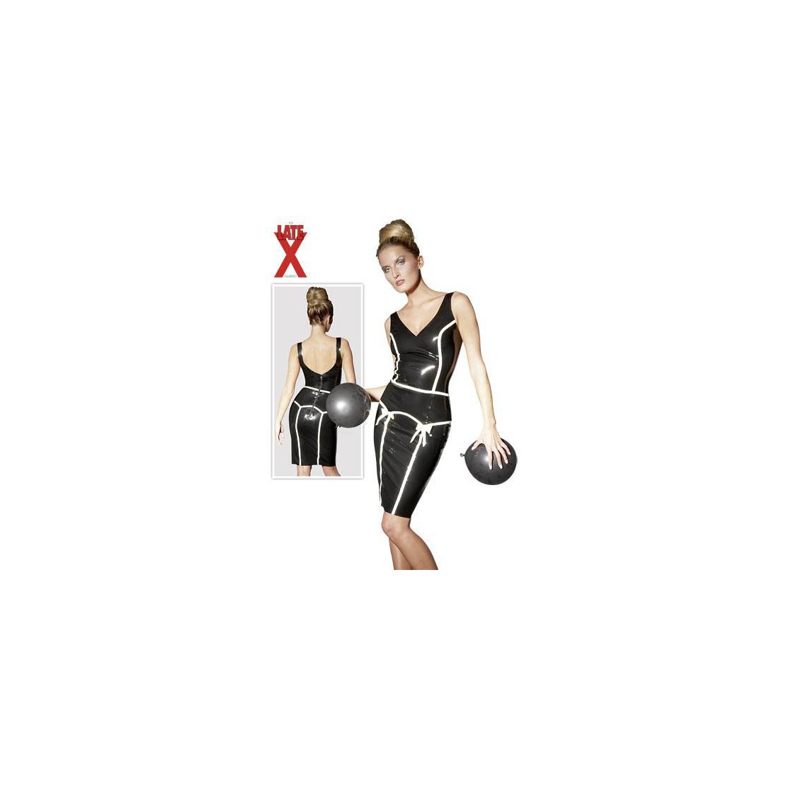 KLEID VESTITO IN LATEX PIN UP