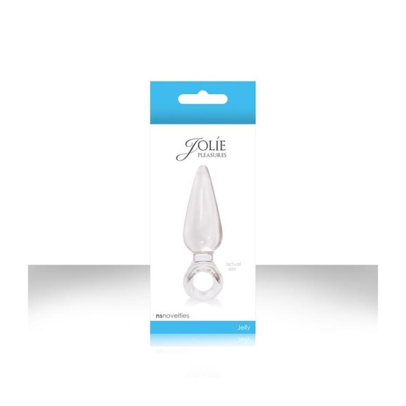 TAPPO ANALE IN JELLY TRASPARENTE SEX TOY MINI