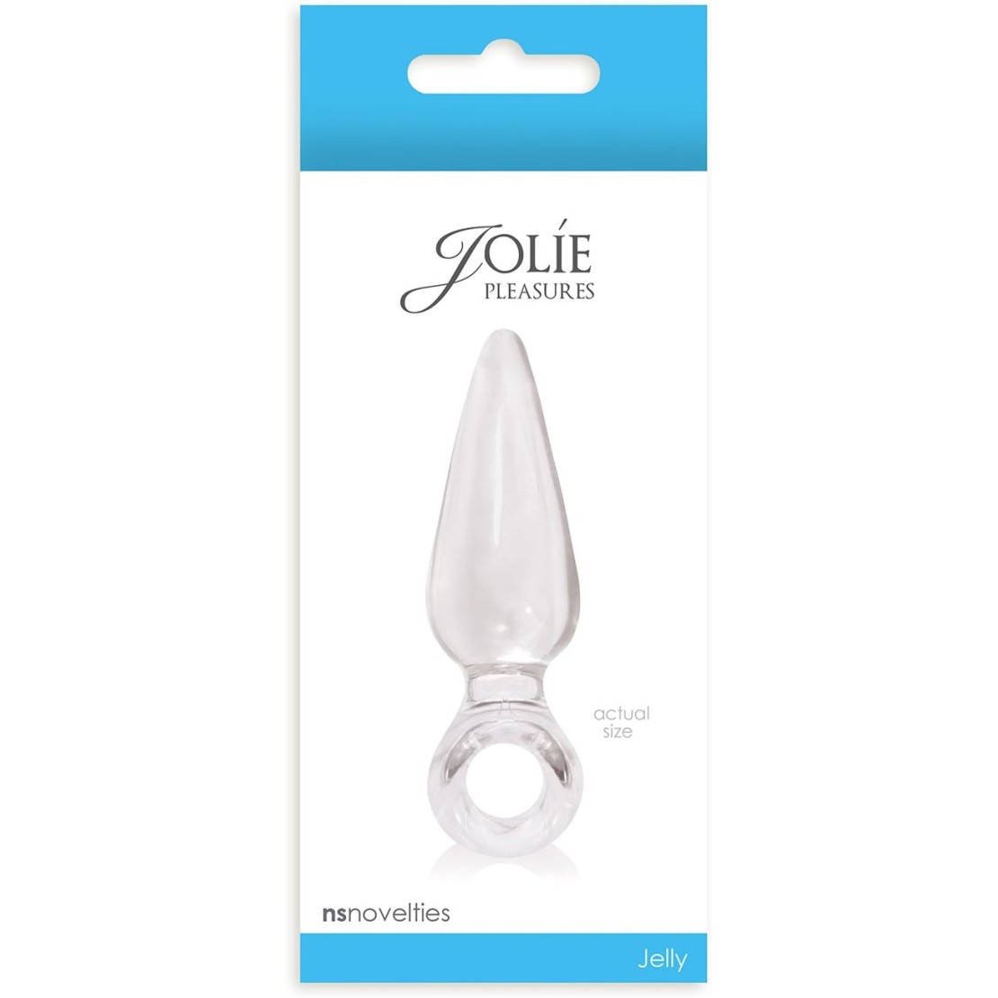 TAPPO ANALE IN JELLY TRASPARENTE SEX TOY MINI