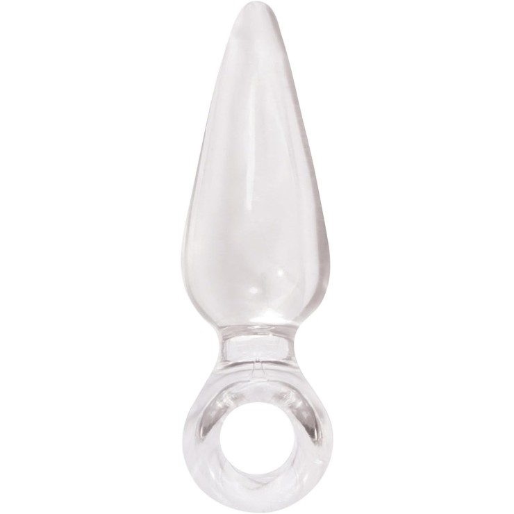 TAPPO ANALE IN JELLY TRASPARENTE SEX TOY MINI 2