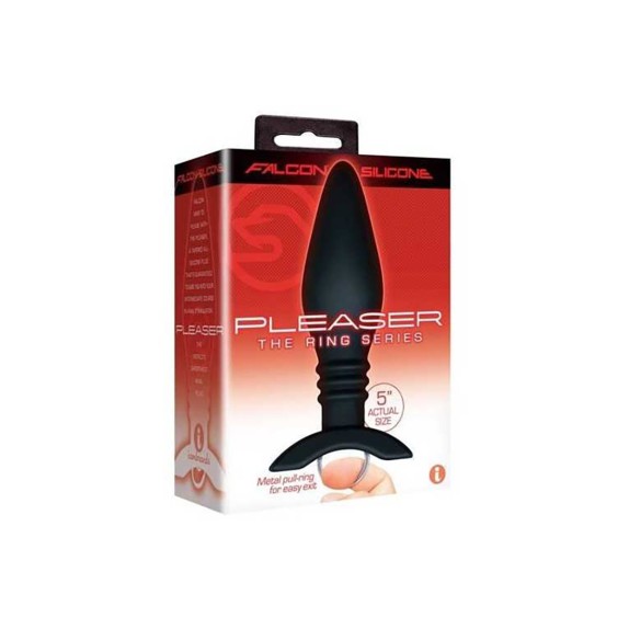 PLUG ANALE PLEASER CON ANELLO SEX TOY IN SILICONE
