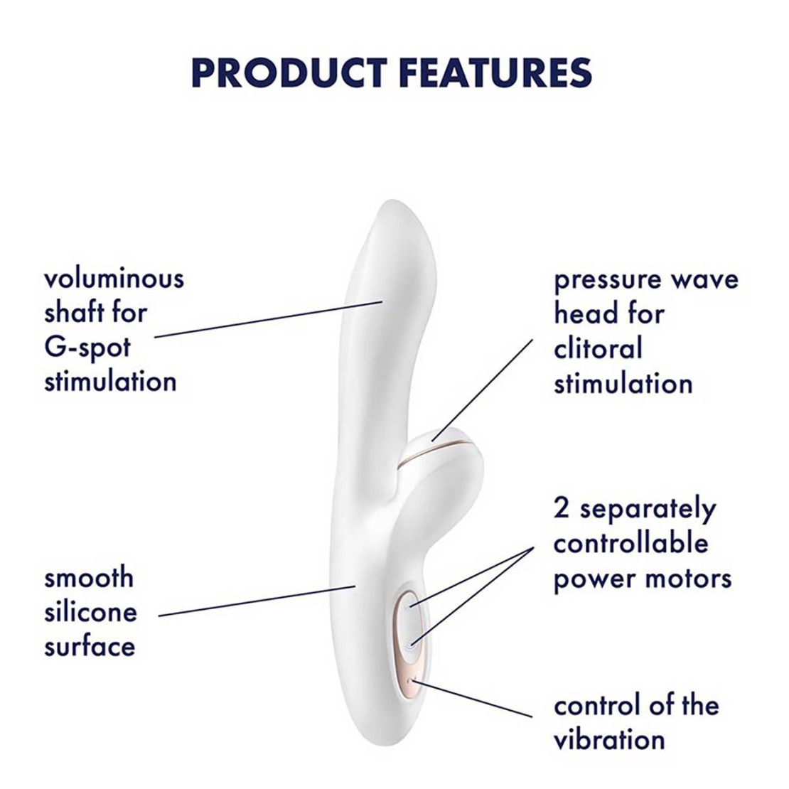 VIBRATORE RABBIT SATISFYER PRO SEX TOY G-SPOT E...