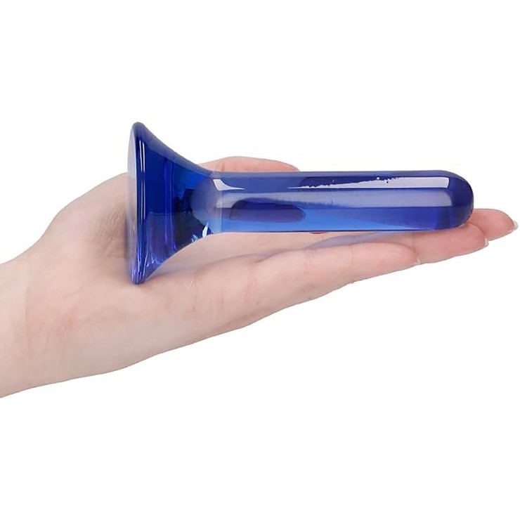 BUTT PLUG IN VETRO LISCIO SEX TOY CM. 11,5 2