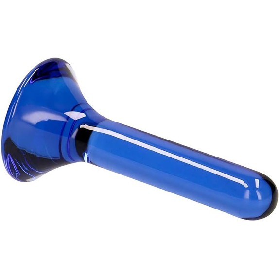 BUTT PLUG IN VETRO LISCIO SEX TOY CM. 11,5