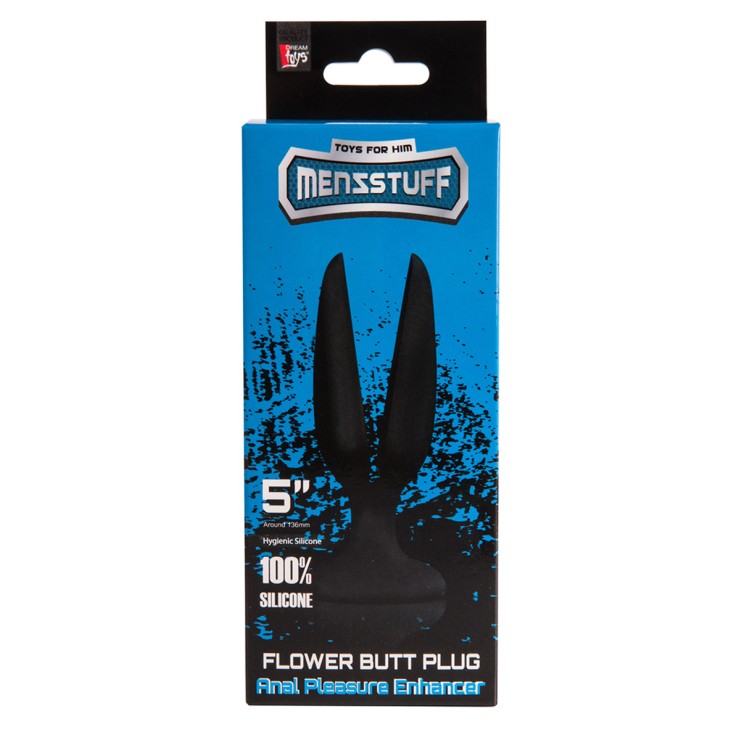 BUTT PLUG IN SILICONE SEX TOY A FORMA DI FIORE