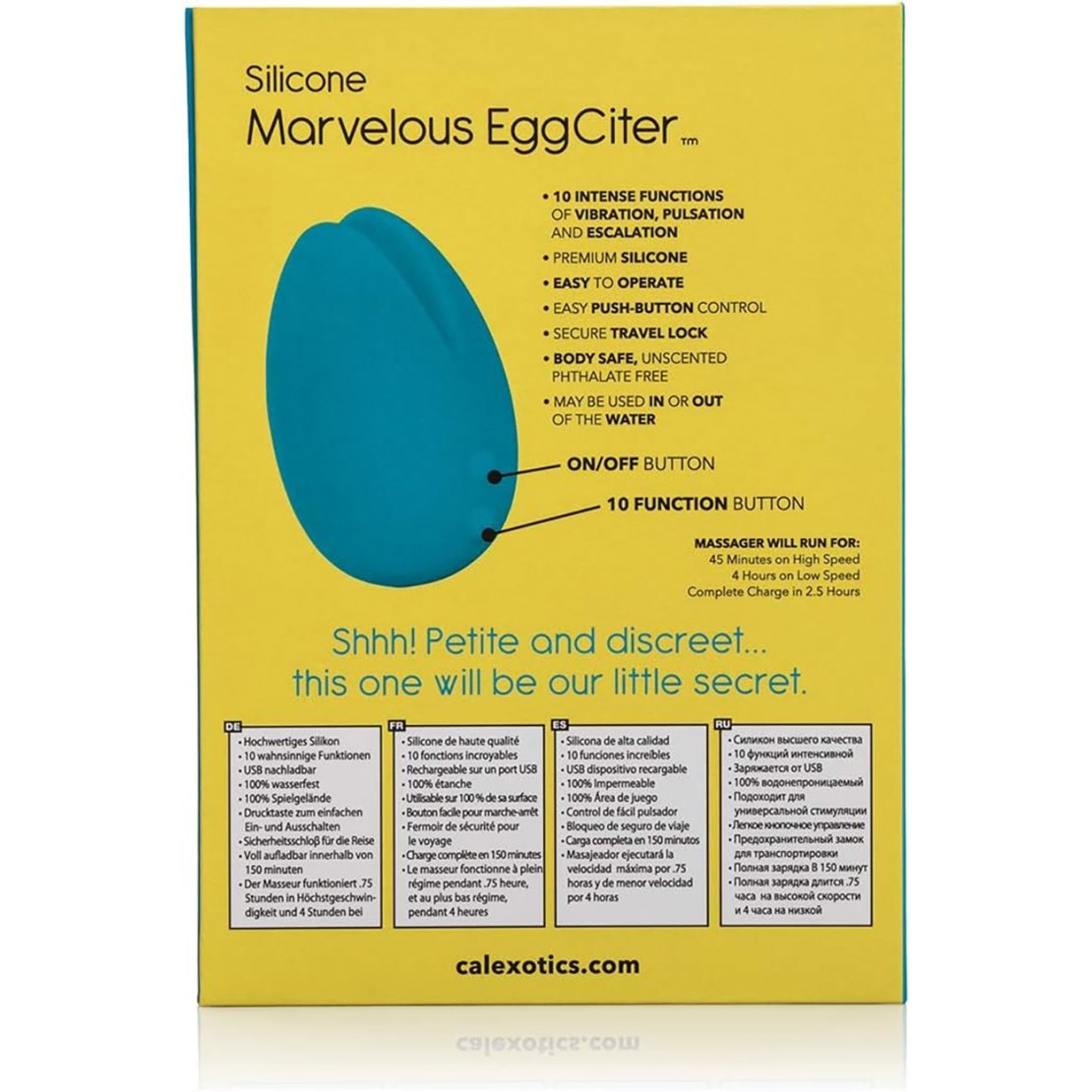 STIMOLATORE CLITORIDE IN SILICONE SEX TOY EGG...