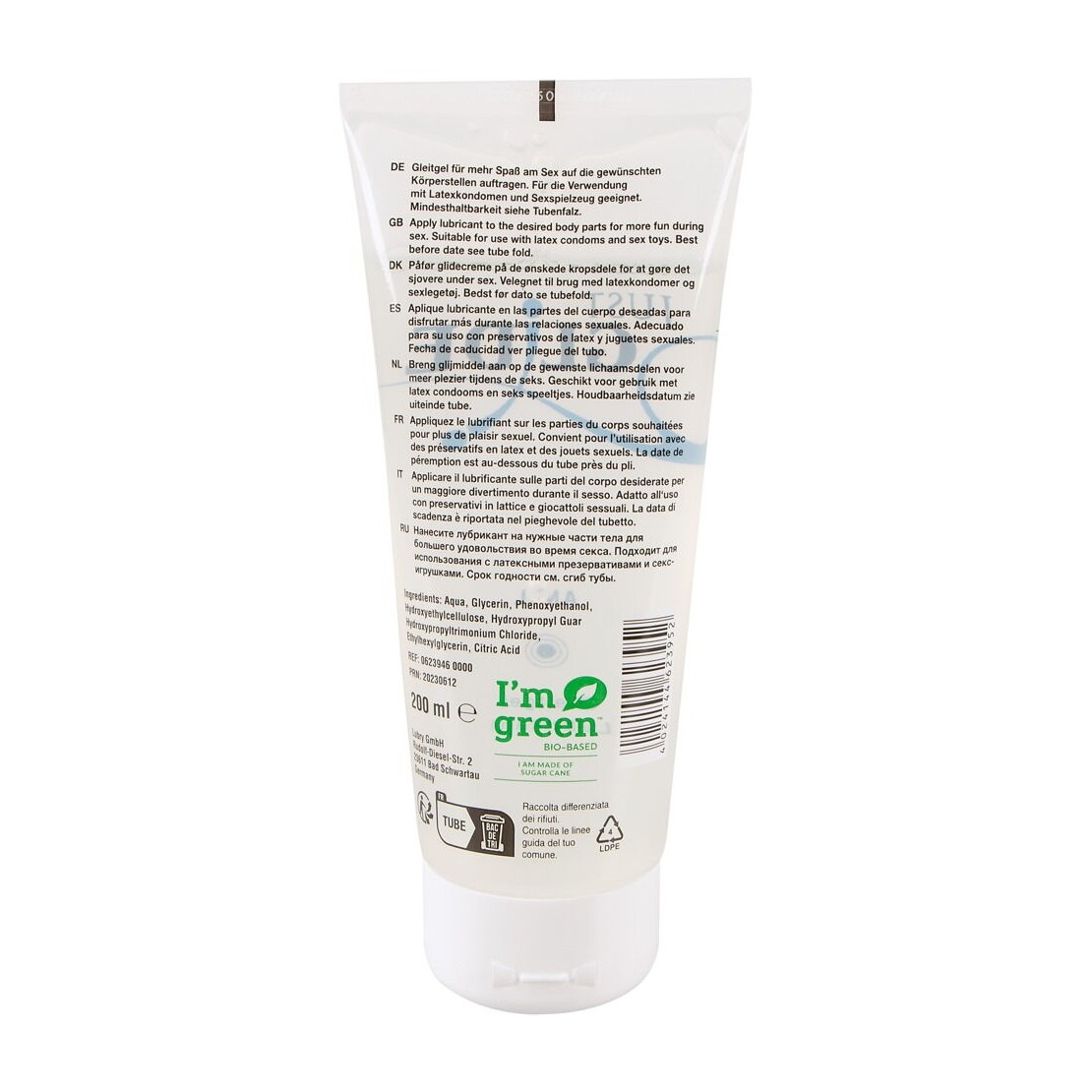 LUBRIFICANTE ANALE A BASE D'ACQUA JUST GLIDE...