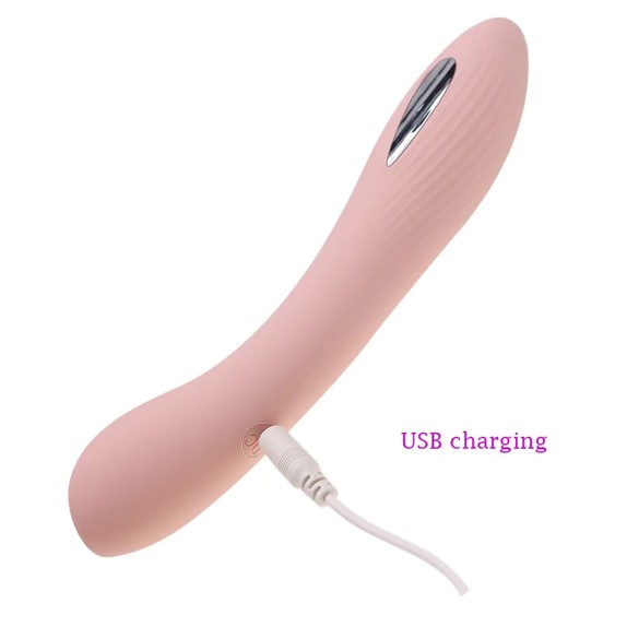 VIBRATORE VAGINALE CON SCOSSE SEX TOY RICARICABILE