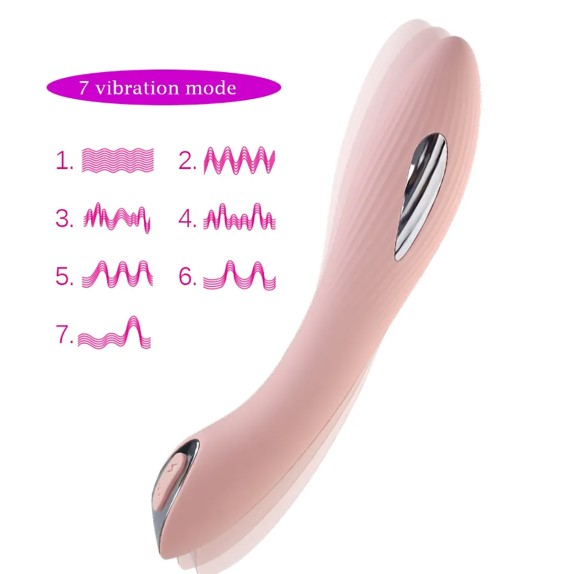 VIBRATORE VAGINALE CON SCOSSE SEX TOY RICARICABILE