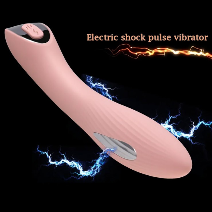 VIBRATORE VAGINALE CON SCOSSE SEX TOY RICARICABILE 2