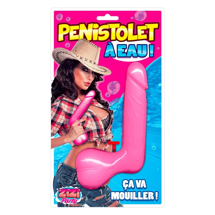 PISTOLA AD ACQUA A FORMA DI PENE FUCSIA