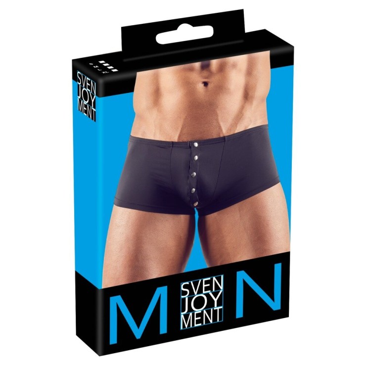 BOXER SEXY PER UOMO IN TESSUTO SEMITRASPARENTE CON PATTA...