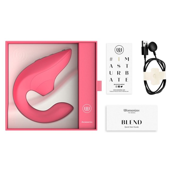 WOMANIZER BLEND STIMOLATORE PER CLITORIDE E VIBRATORE PER PUNTO G